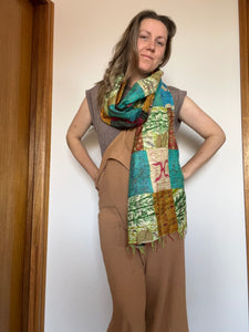 Patchwork Scarf~ Nature Lovers