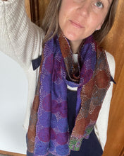Load image into Gallery viewer, Circle Scarf~ Purple