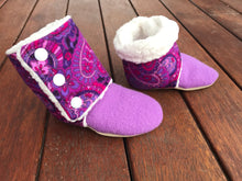 Load image into Gallery viewer, Paisley Bubba Boots~ 6-12 Months
