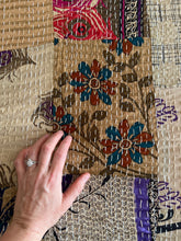 Load image into Gallery viewer, Creamy Dream Kantha Quilt
