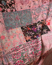 Load image into Gallery viewer, Kantha Quilt~ Lavender