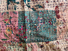Load image into Gallery viewer, Kantha Quilt~ Bouquet