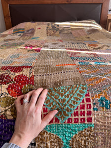 Dream Machine Kantha Quilt