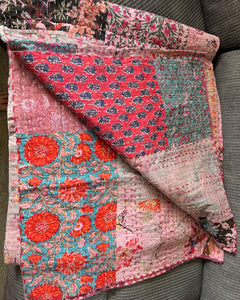 Kantha Quilt~ Lavender