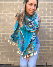 Load image into Gallery viewer, Summer Vibez Kantha Scarf