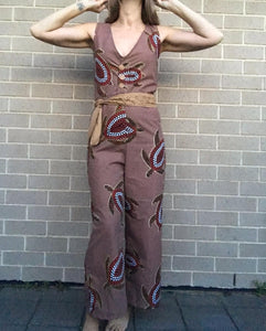 Mother Earth Button Up Jumpsuit